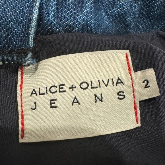 Alice + Olivia DONELLA DENIM HIGH LOW DRESS NWOT - Picture 14 of 15